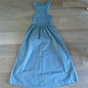 Old Navy Sleeveless Blue Midi Dress